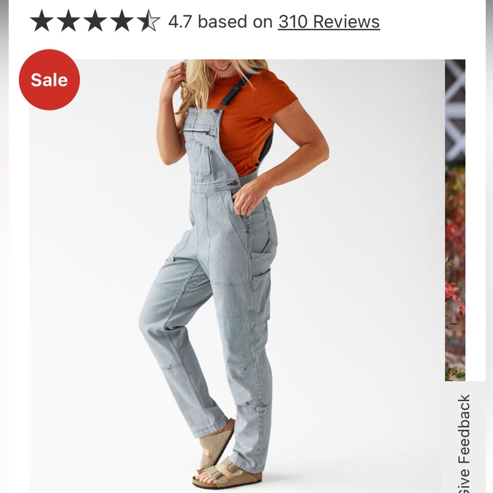 Women’s Duluth Trading Co Rootstock Gardening Overalls Size XL